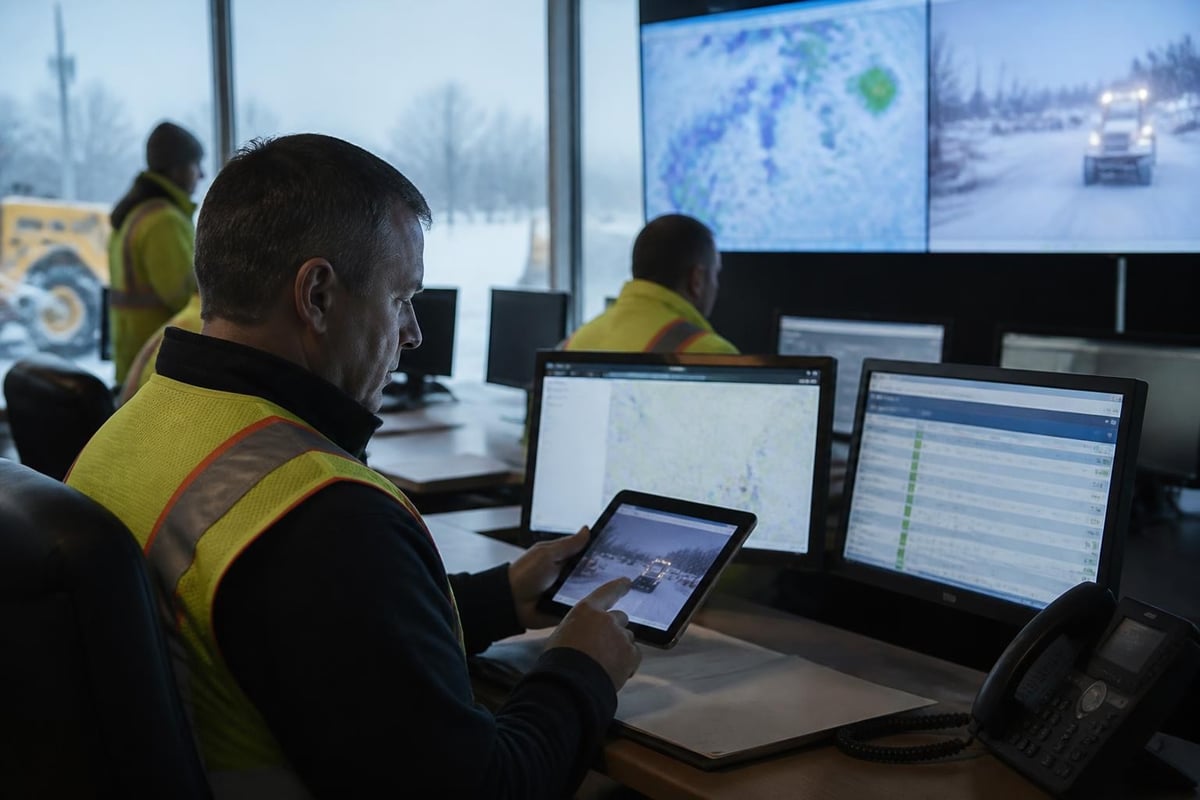 Digital snow management workflow