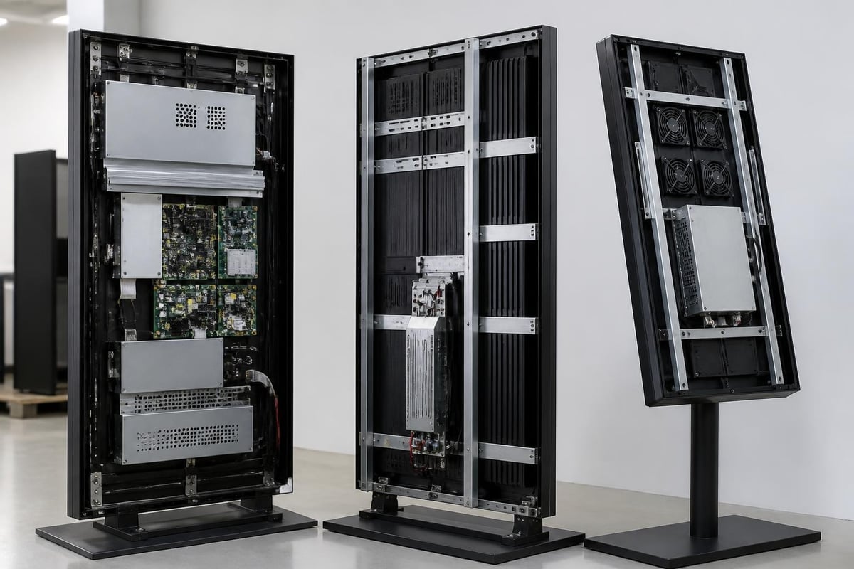 Commercial display components
