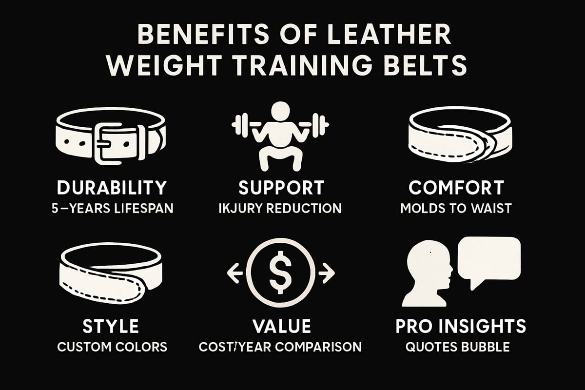 Why Choose a Leather Weight Training Belt?