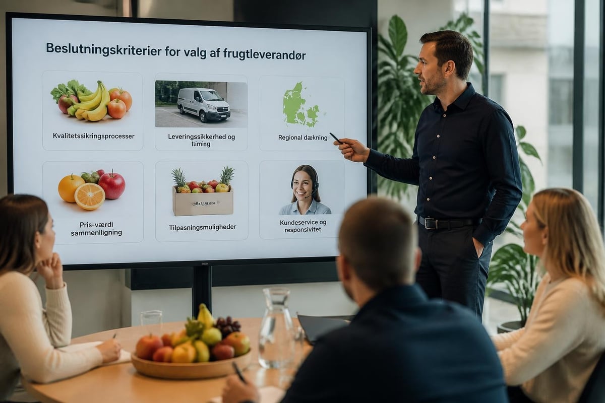Leverandørvalg firmafrugt