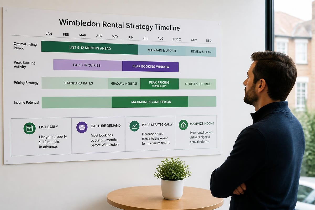 Wimbledon booking timeline strategy