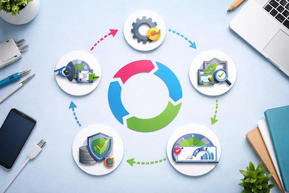 WordPress maintenance workflow