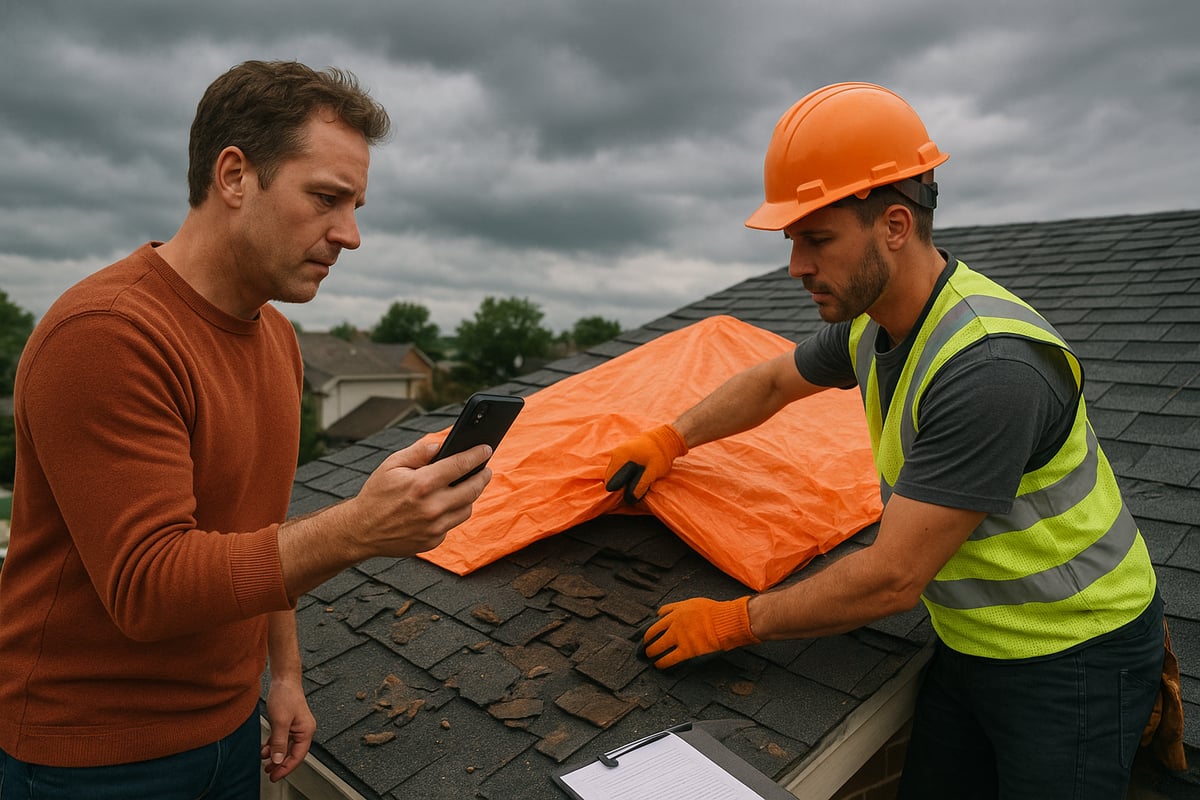 Step-by-Step: What to Do Immediately After Roof Damage