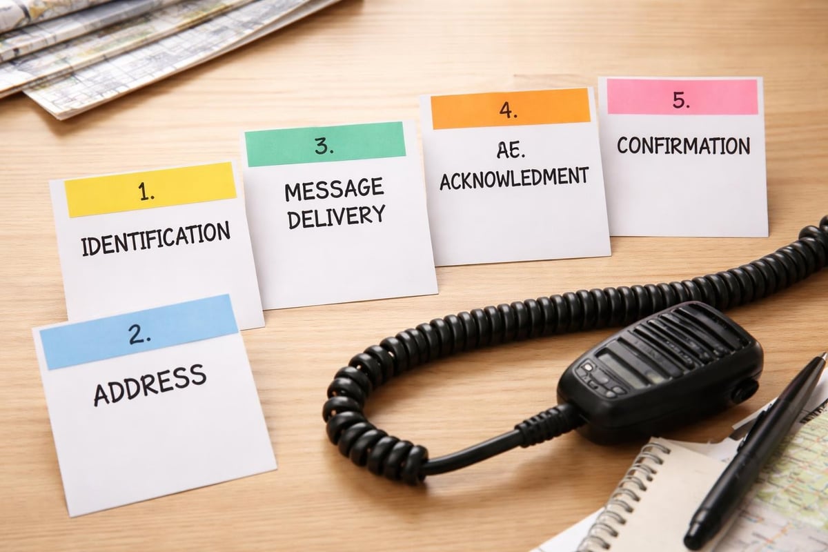 Emergency radio communication protocol