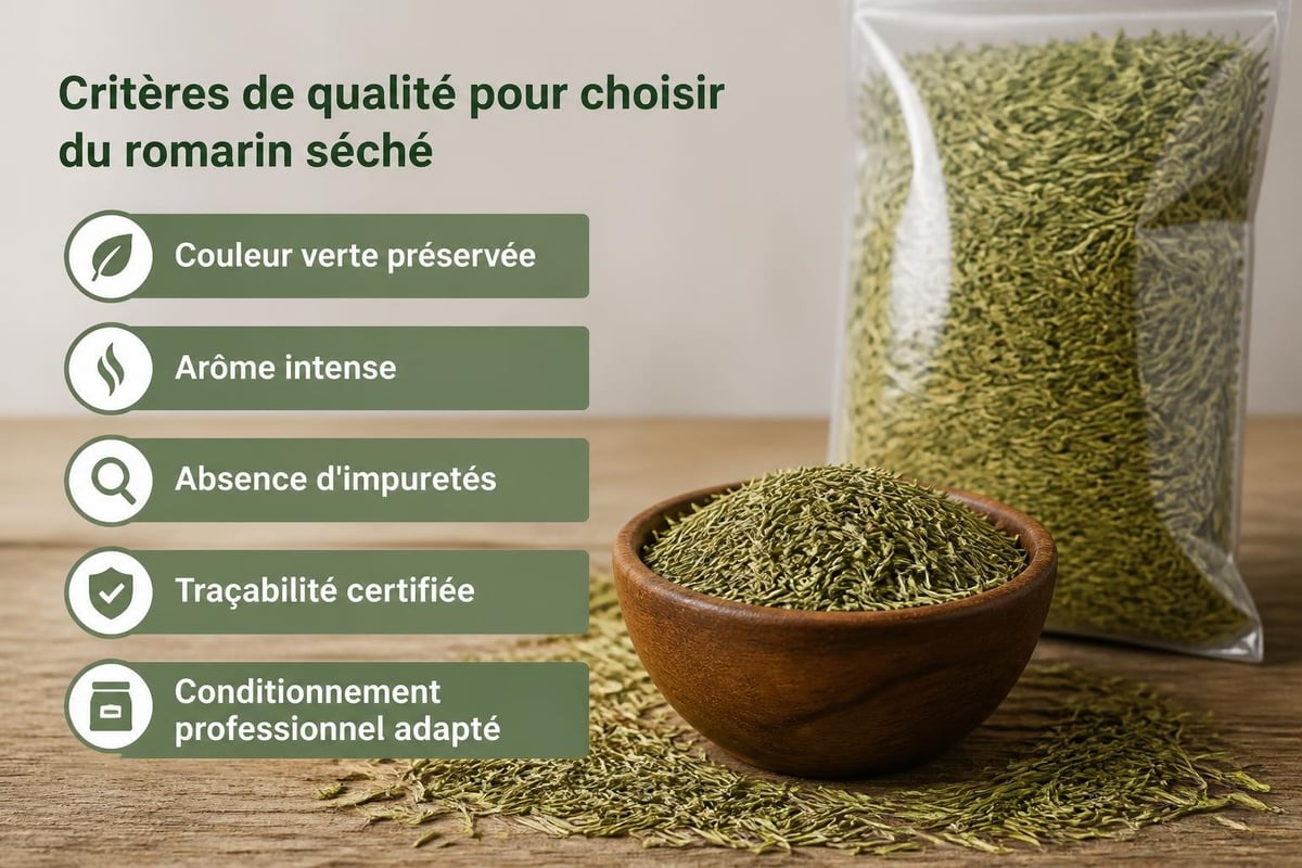 Sélection professionnelle de romarin