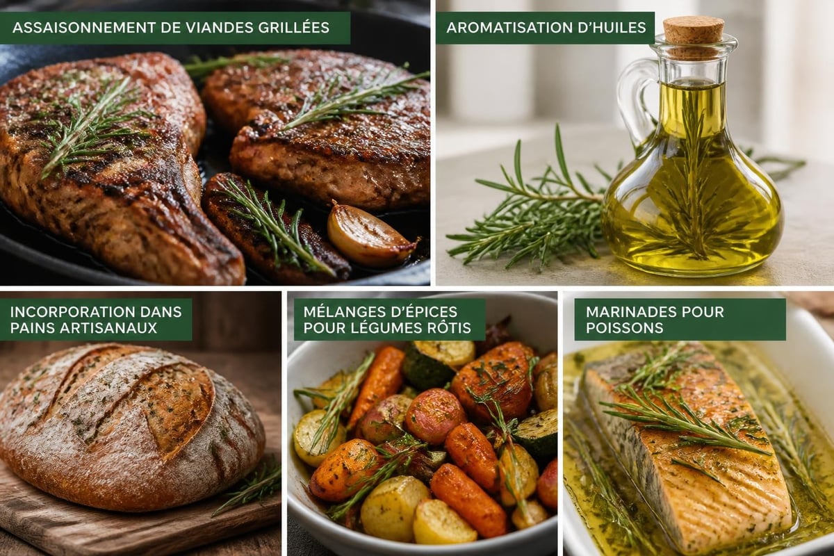 Applications culinaires du romarin