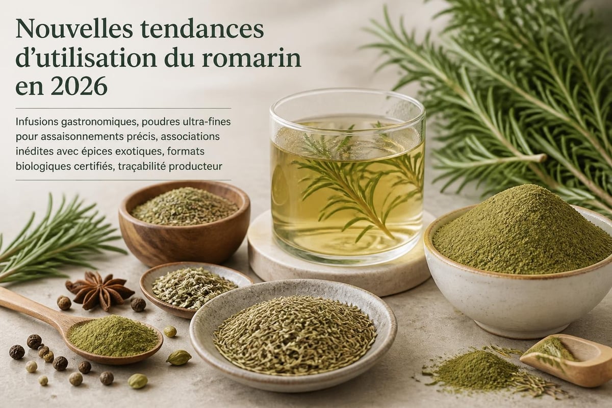 Innovation romarin en gastronomie