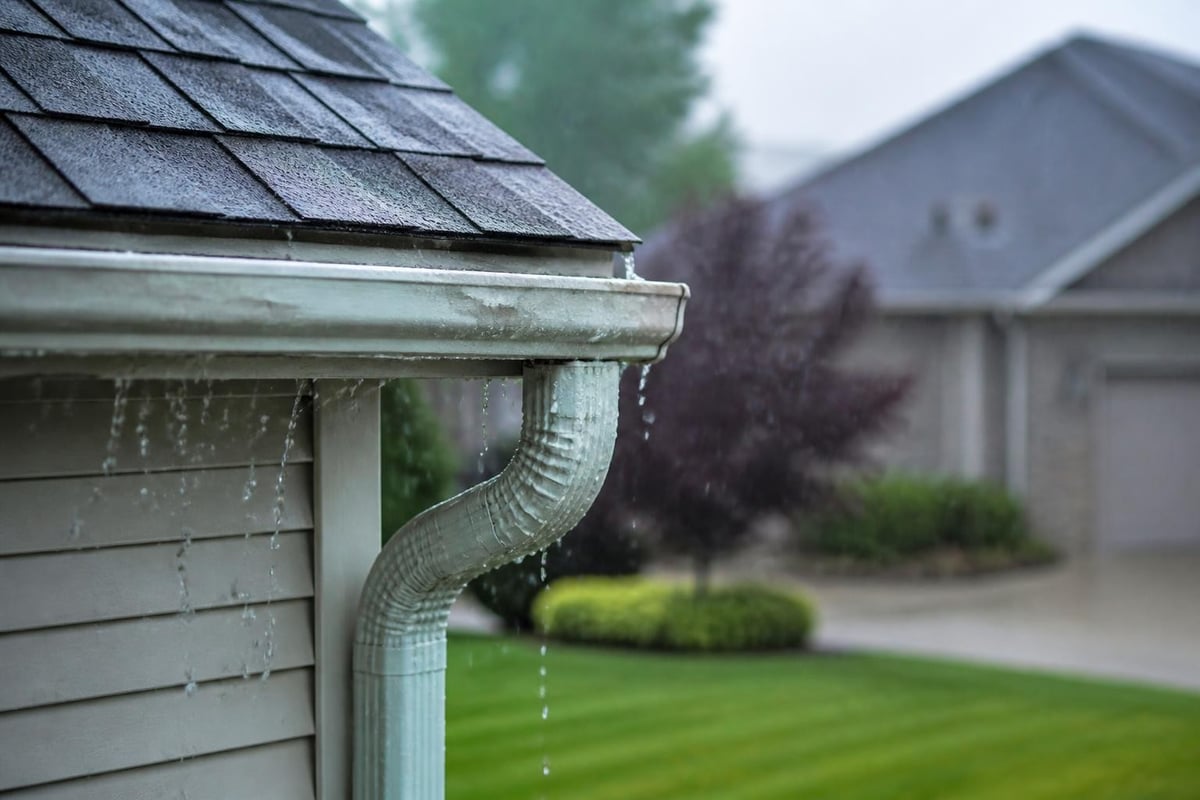 Downspout sizing calculation