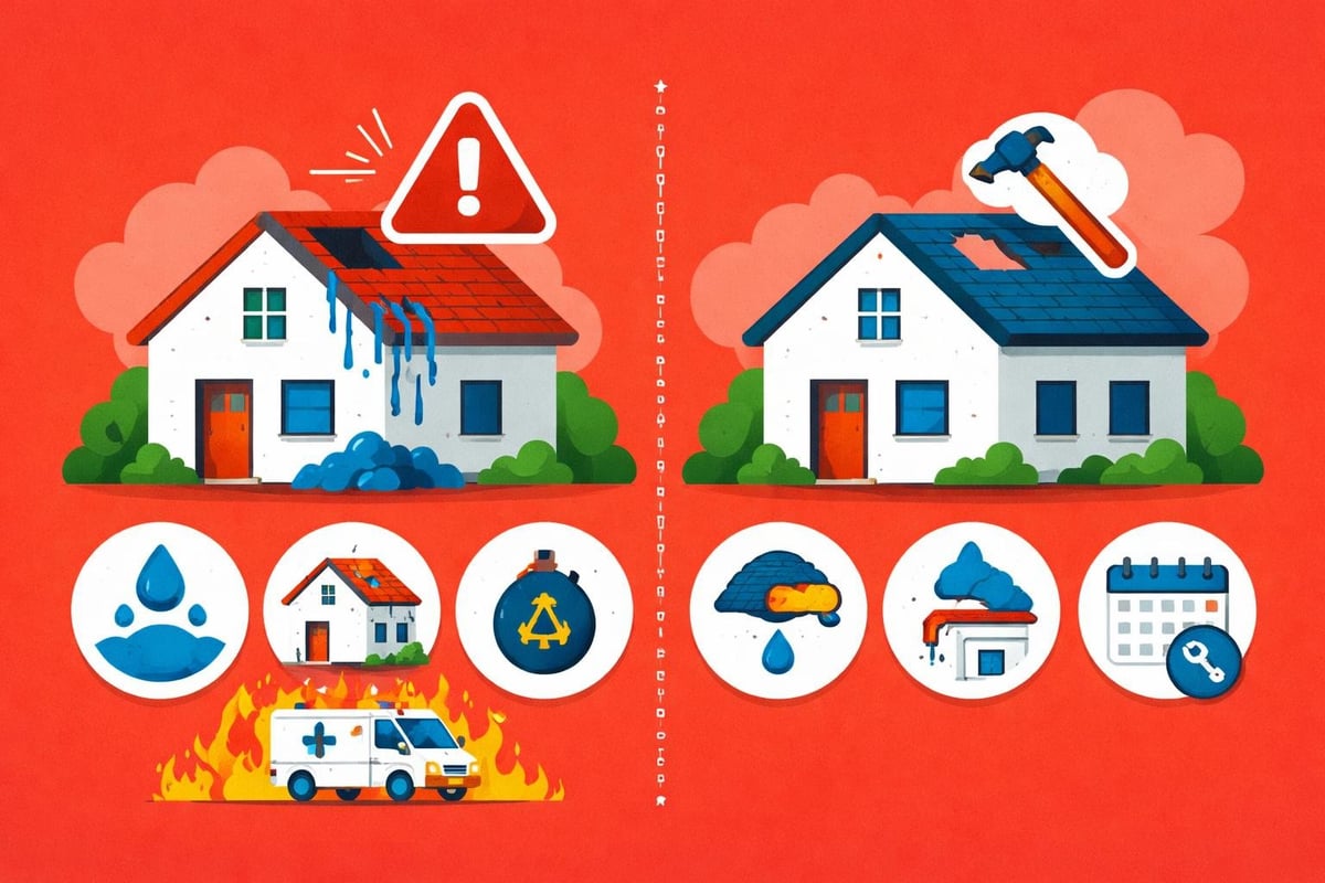 Roof emergency severity scale