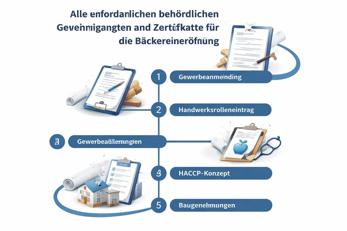 Behördliche Genehmigungen für Bäckereien