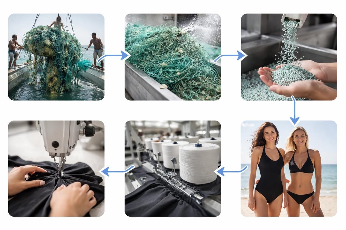 Produktionsprozess nachhaltige Swimwear