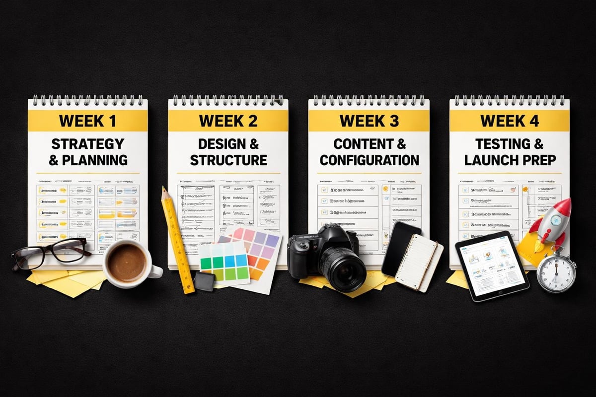 Website ecommerce launch phases