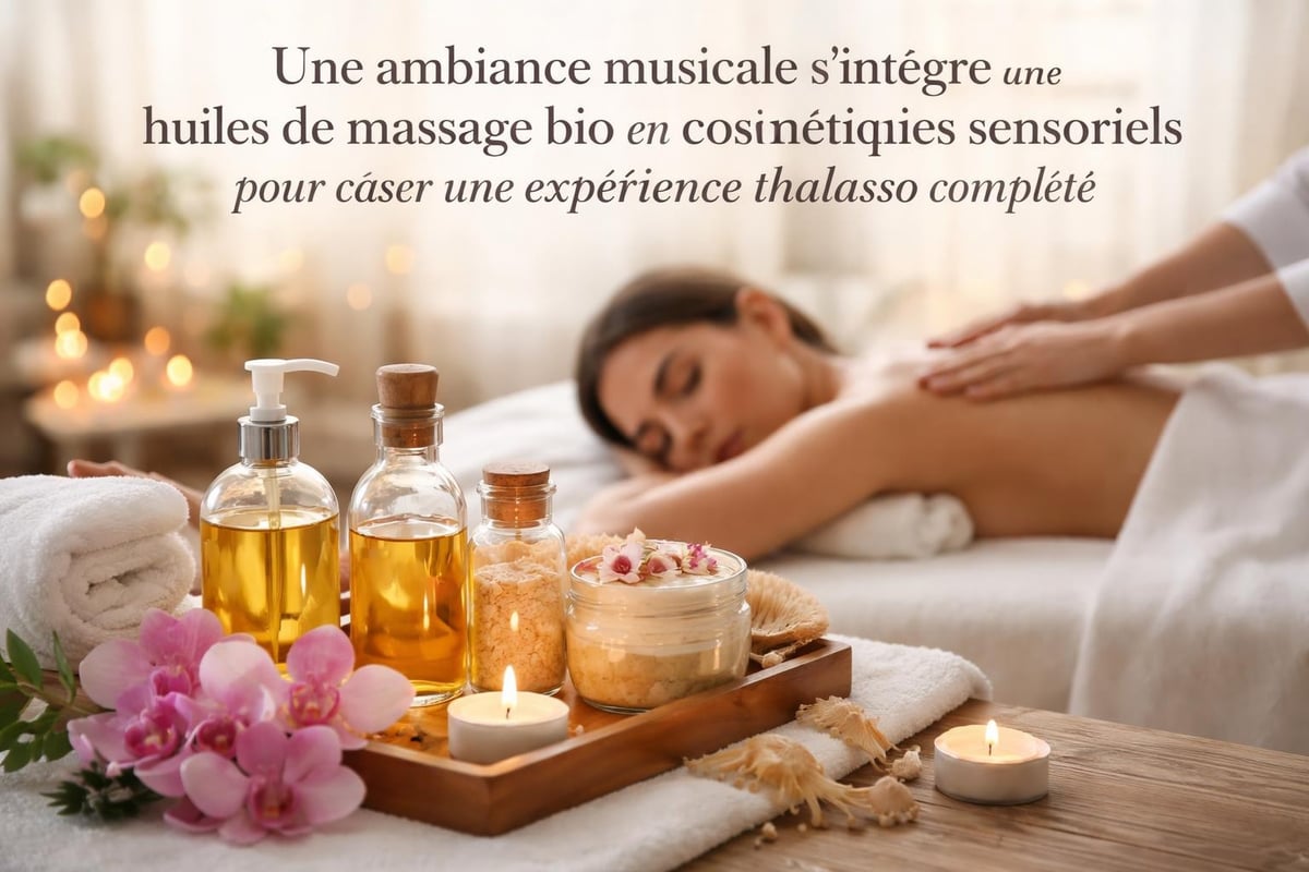 Music and cosmetic synergy in thalassotherapy rituals