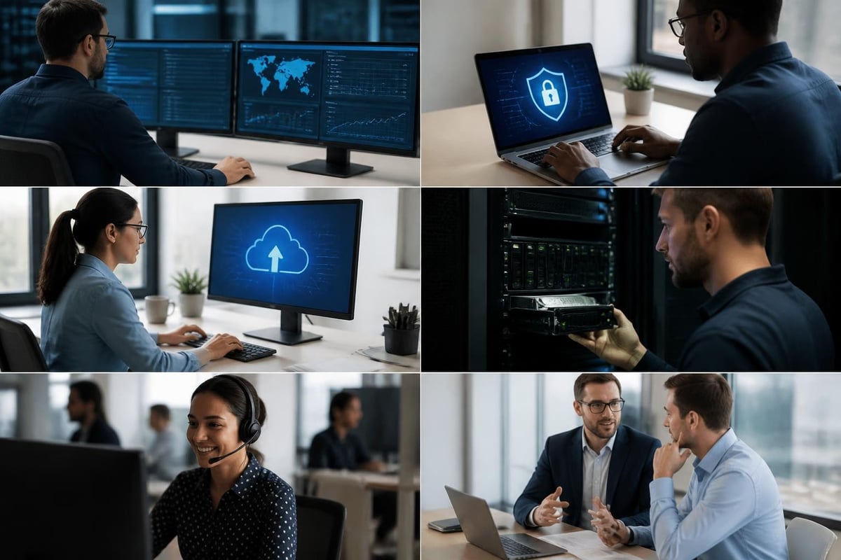 Core components of managed IT services