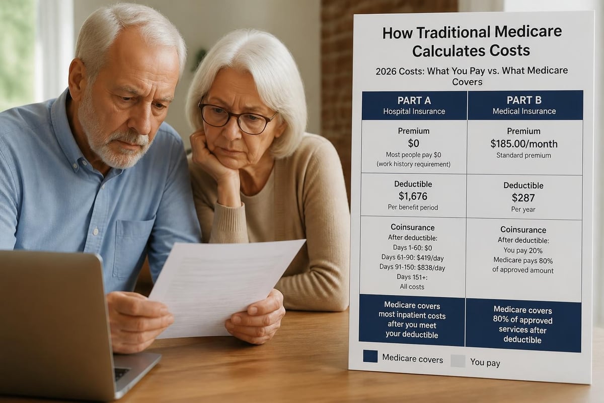 Traditional Medicare vs Medicare Advantage: 2026 Guide 1 Traditional Medicare cost breakdown