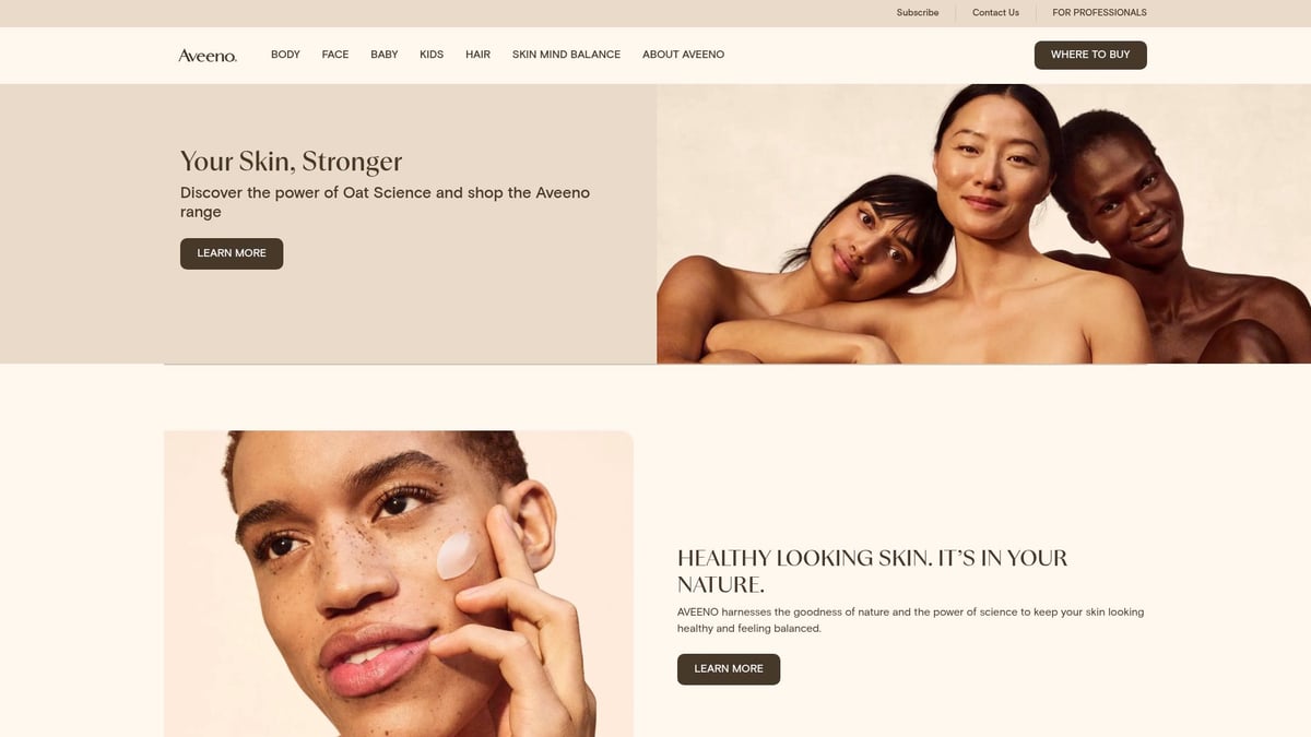 9 Best Sensitive Skin Skincare Brands to Try in 2025 - Aveeno