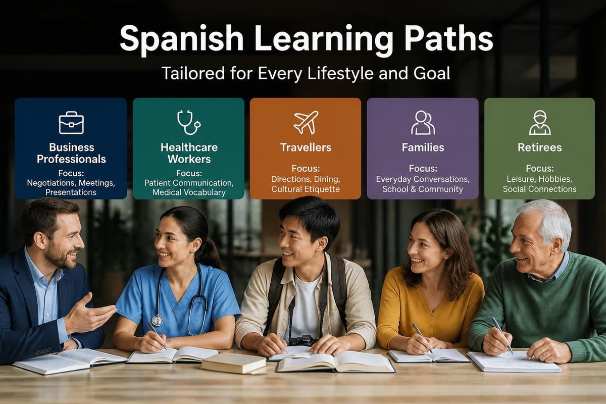 Specialised Spanish learning paths