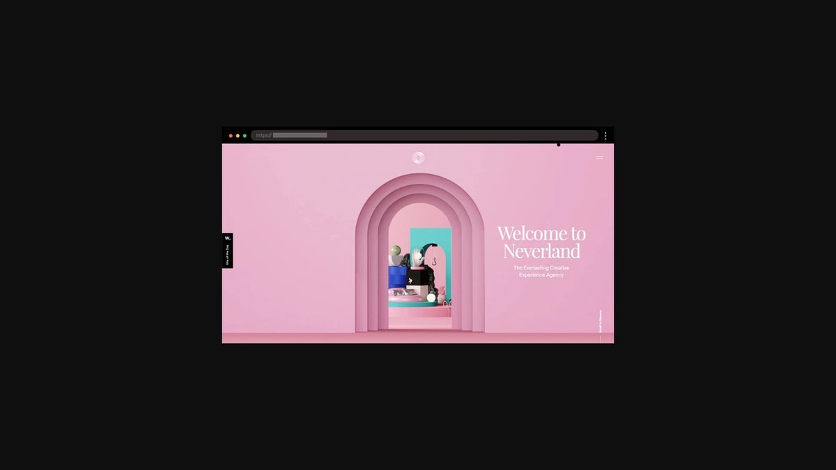 7 Inspiring Creative Agency Website Ideas for 2025 - Neverland – Whimsical and Immersive Agency Experience