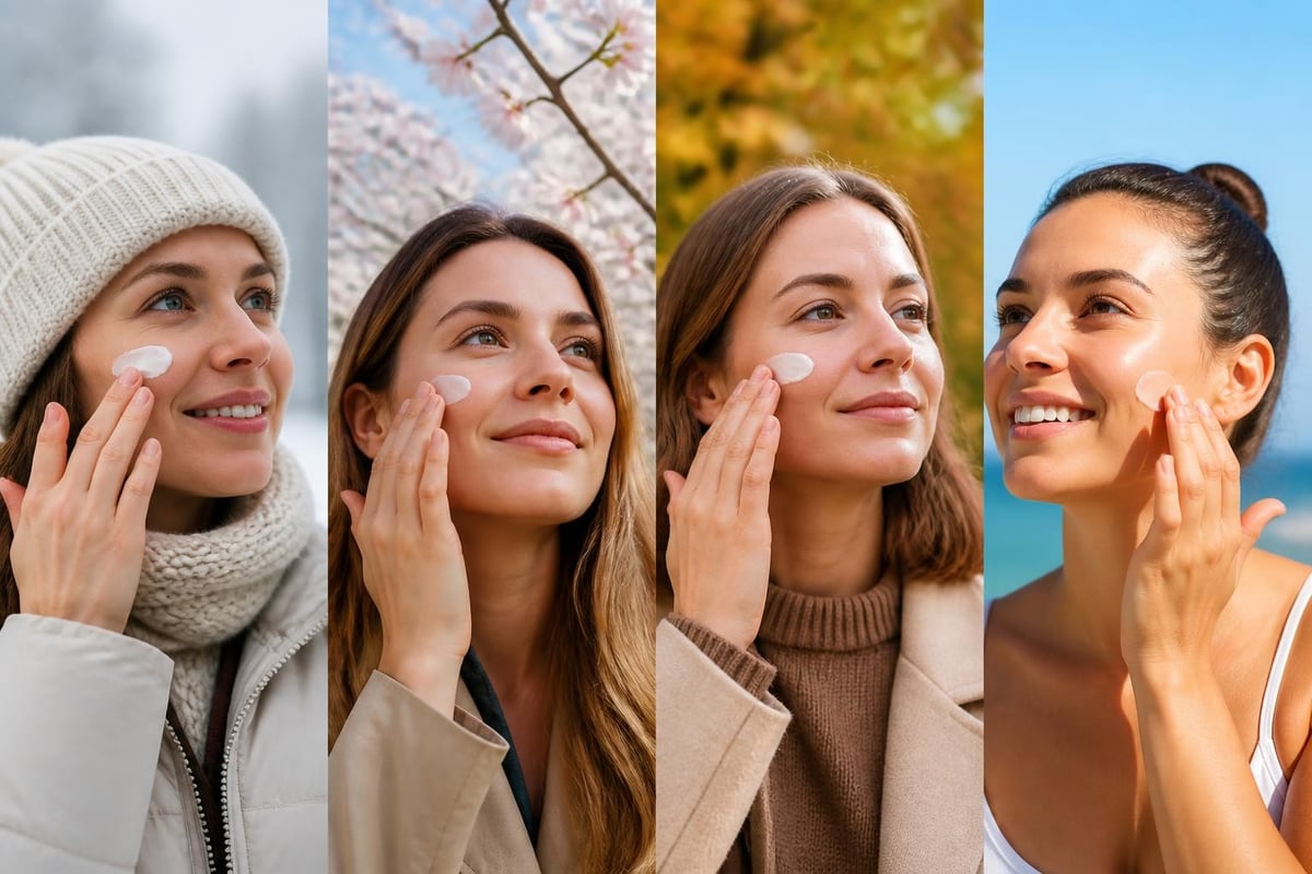 Seasonal skincare adjustments