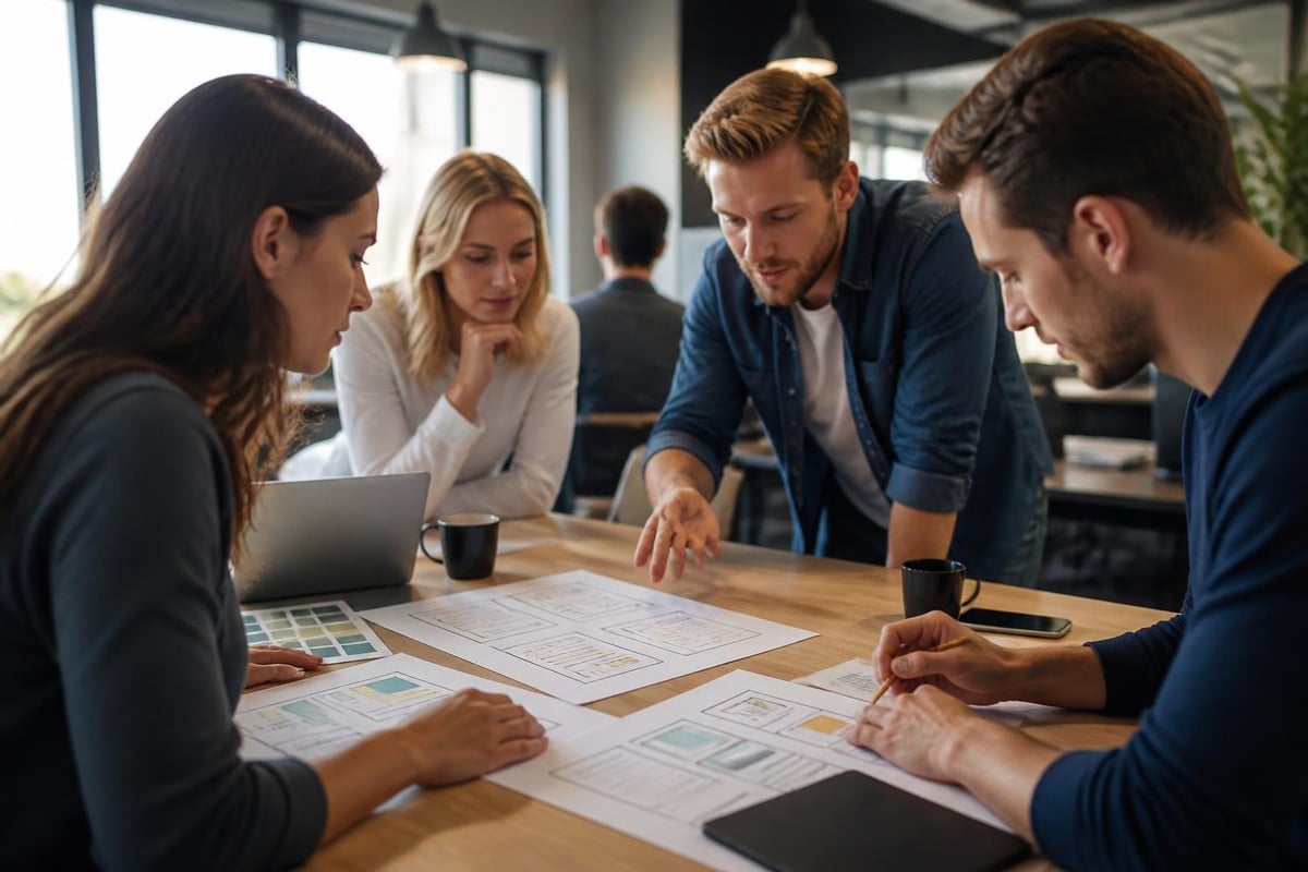 Website design service workflow