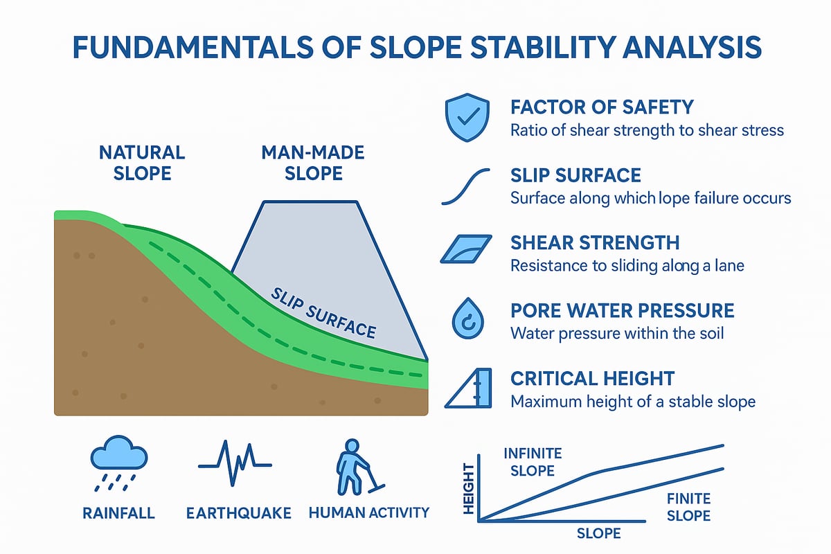 Fundamentals of Slope Stability Analysis