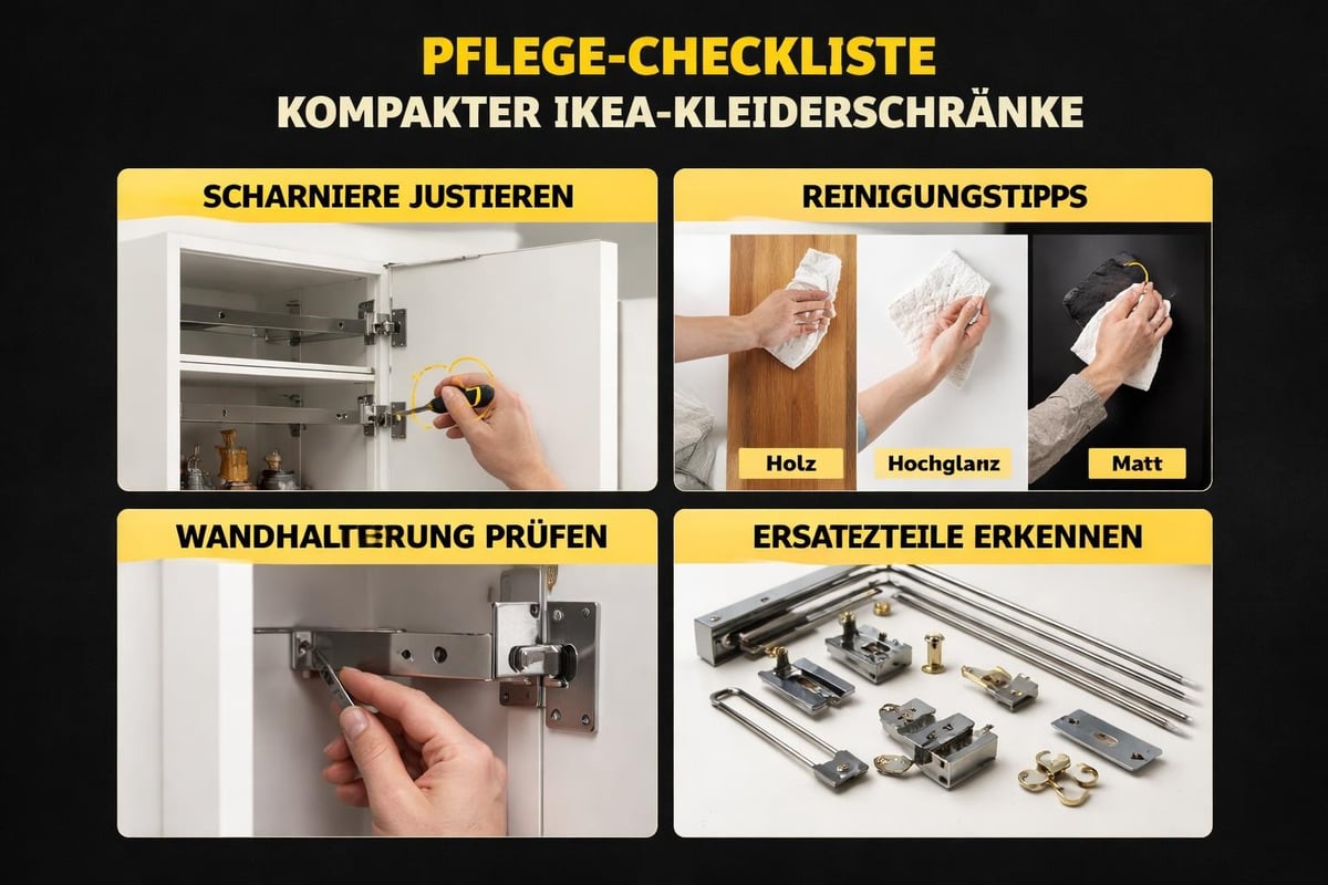 Wartung kleiner IKEA Schränke