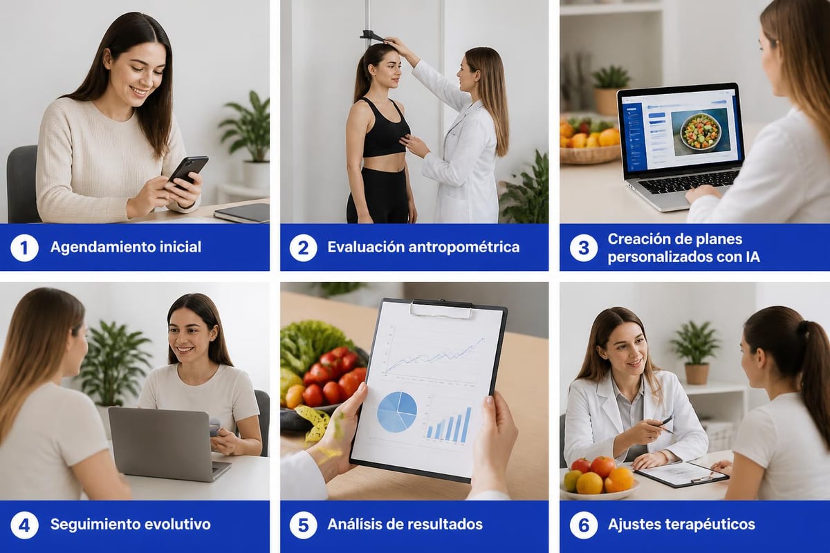 Flujo de trabajo automatizado en nutrición
