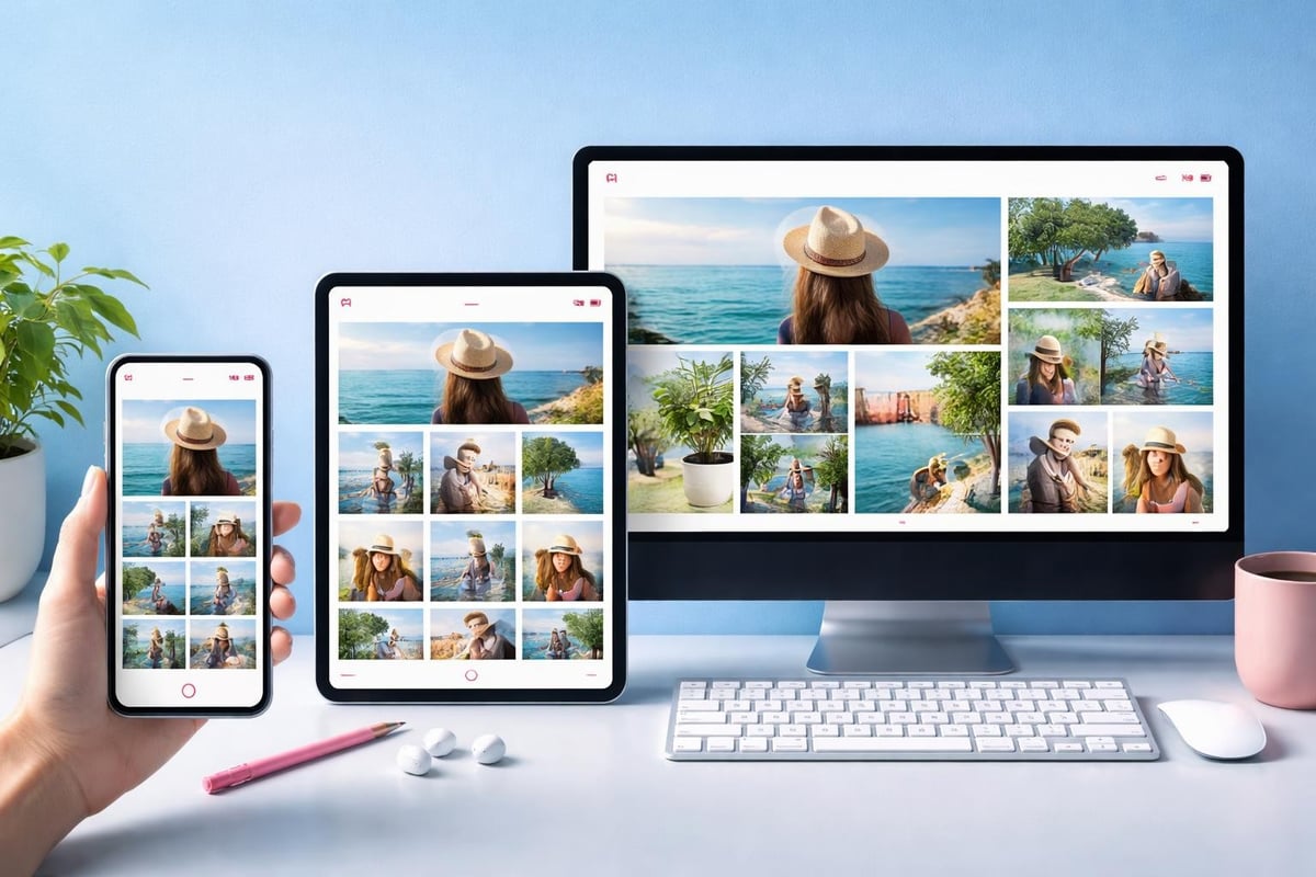 Mobile-optimierte Galerie