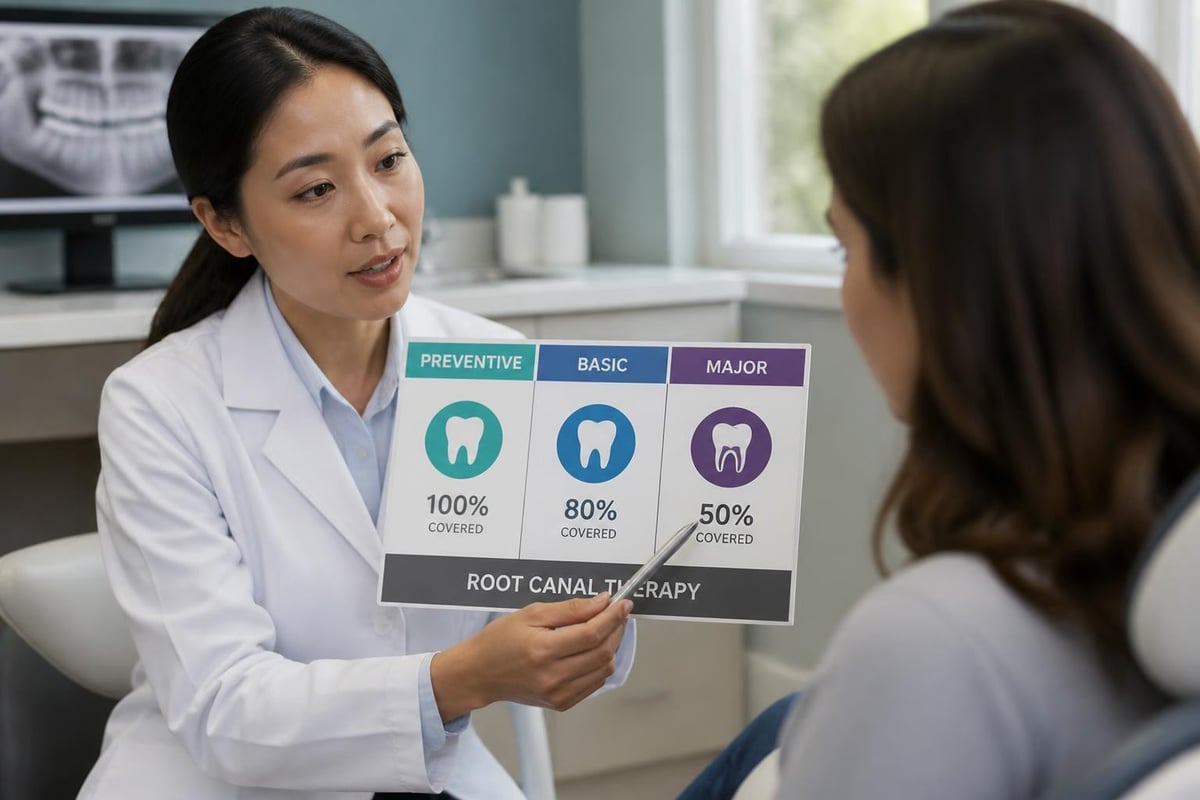 Dental insurance coverage tiers