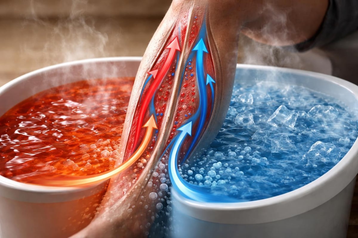 Contrast therapy recovery cycle