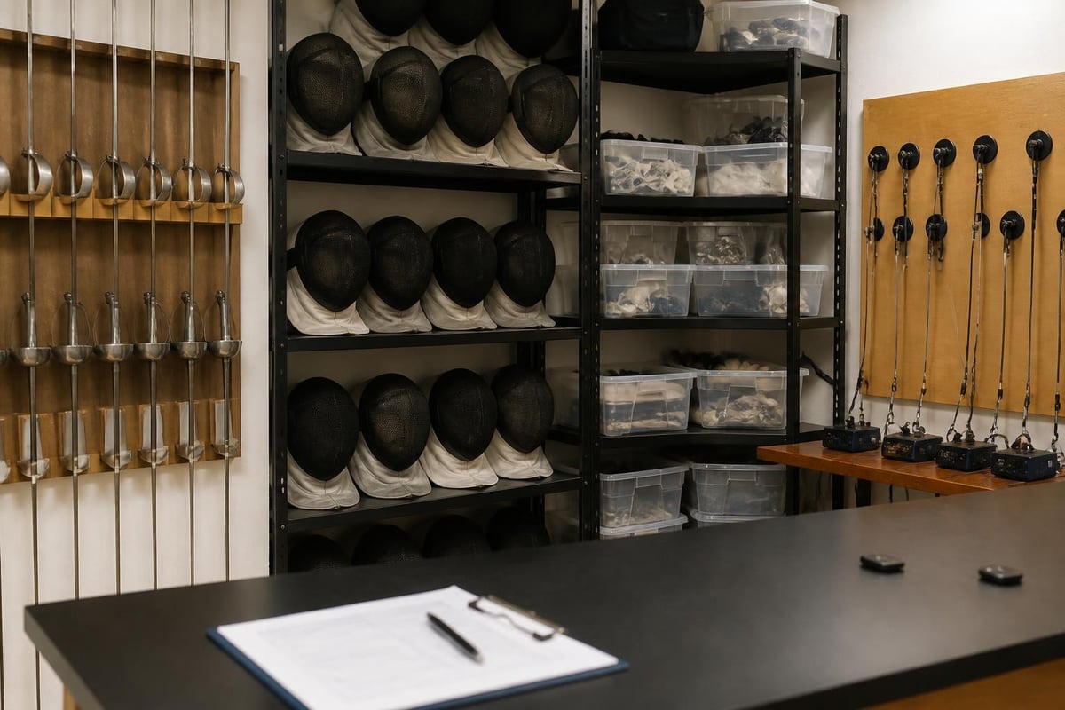 Fencing equipment organization