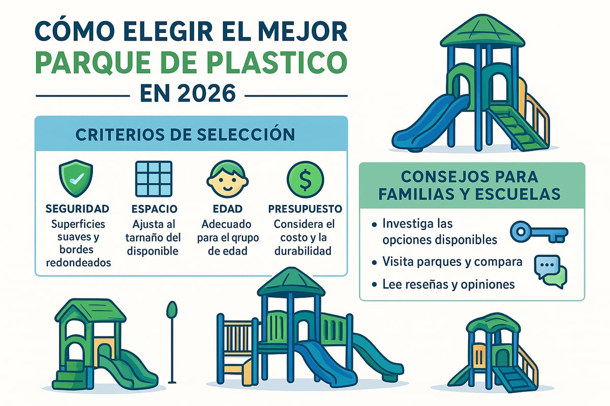 Cómo elegir el mejor parque de plástico en 2026: Guía paso a paso