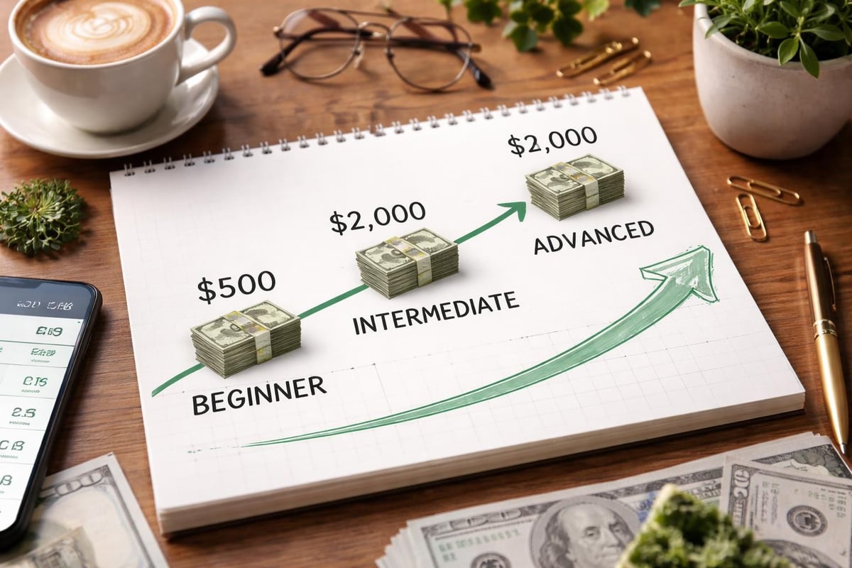 Income progression timeline