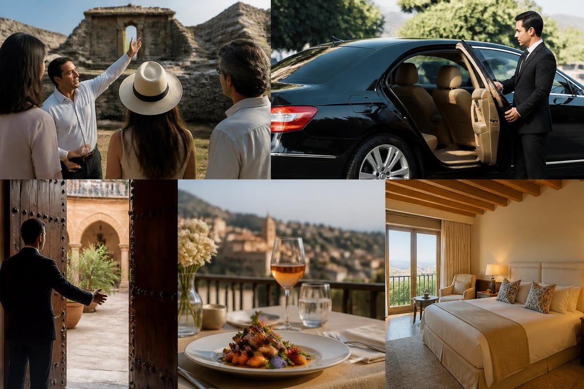 Servicios exclusivos en viajes privados