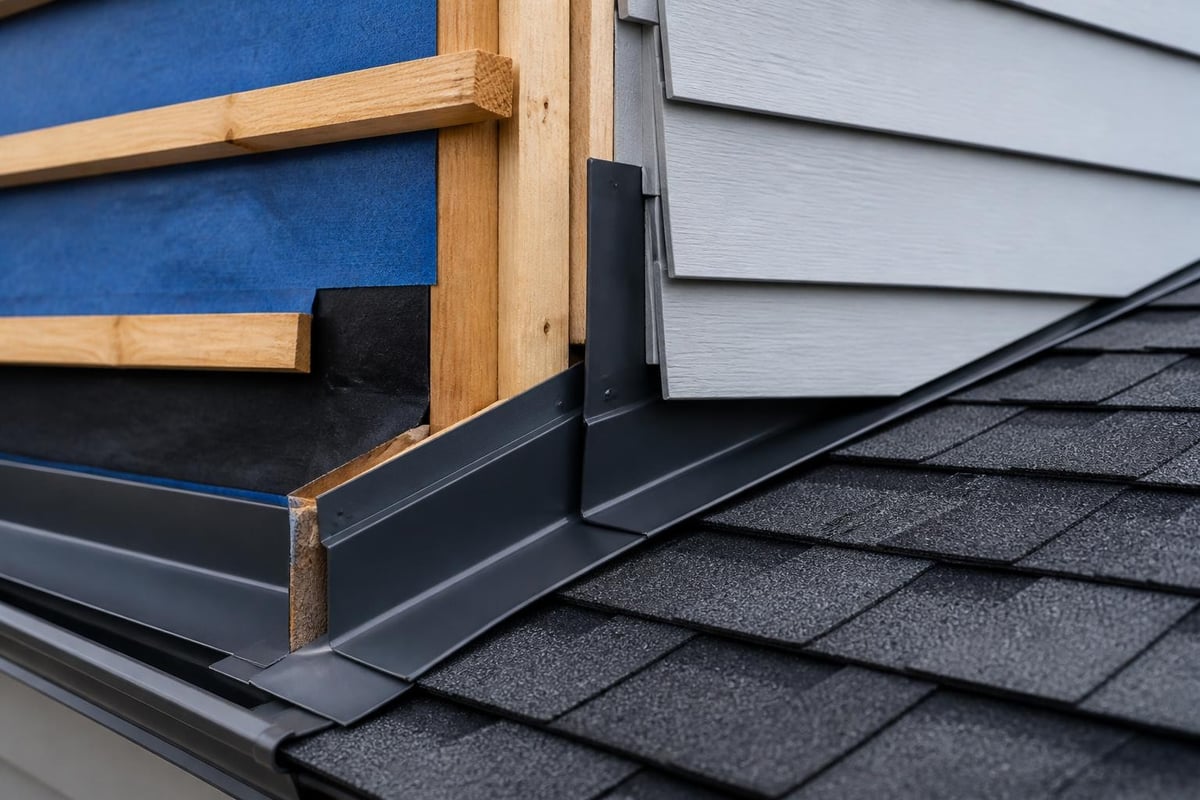 Integrated roofing and siding system