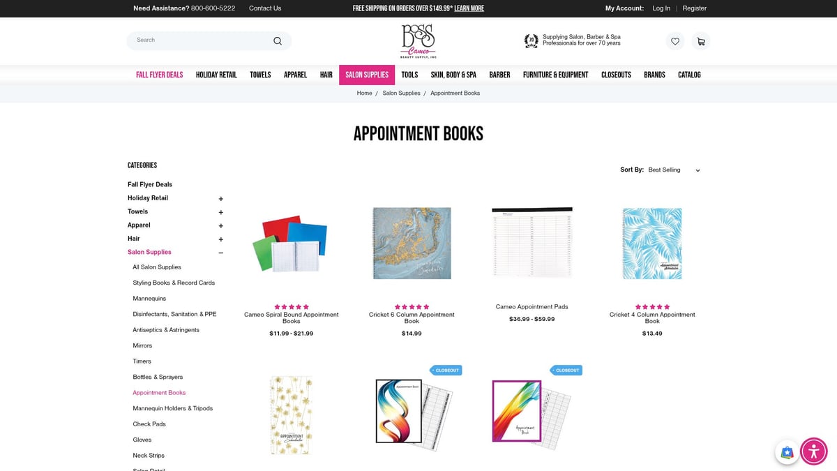 7 Best Salon Appointment Book Picks for 2025 - Salon Appointment Book by Boss Beauty Supply