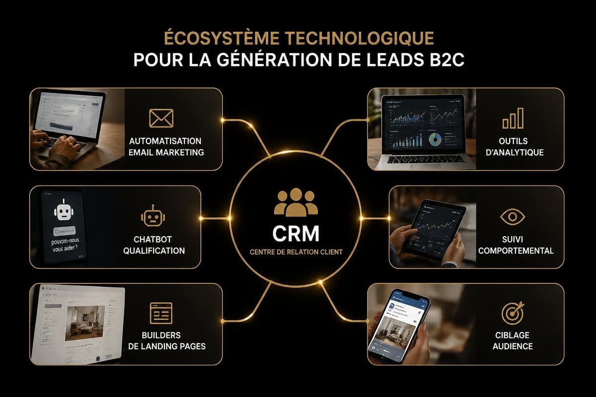 Stack technologique pour lead generation B2C