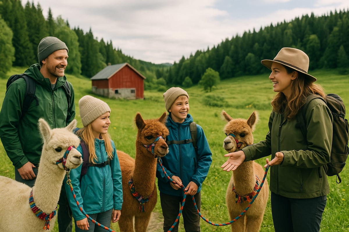 Slik planlegger du din alpakkavandring i 2026