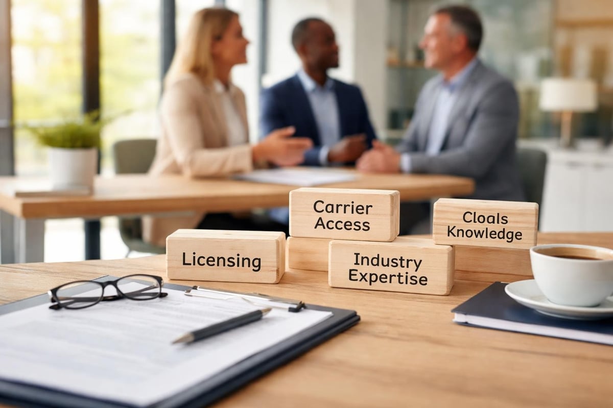 Broker selection criteria