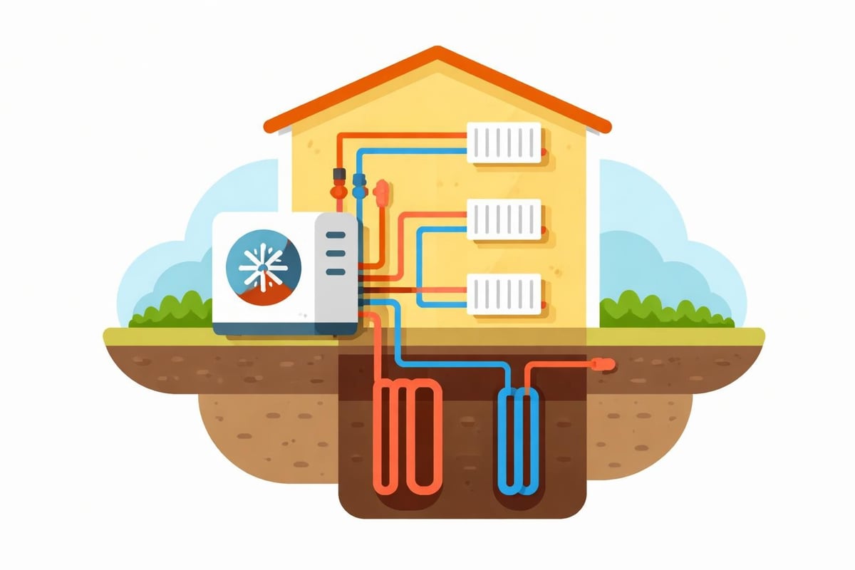Erdwärmepumpe Systemkomponenten