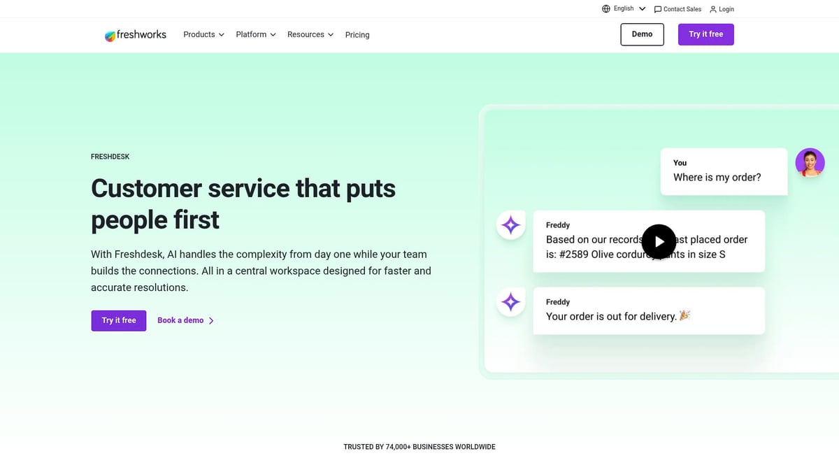 12 Essential AI Tools for Customer Service in 2026 - Freshdesk