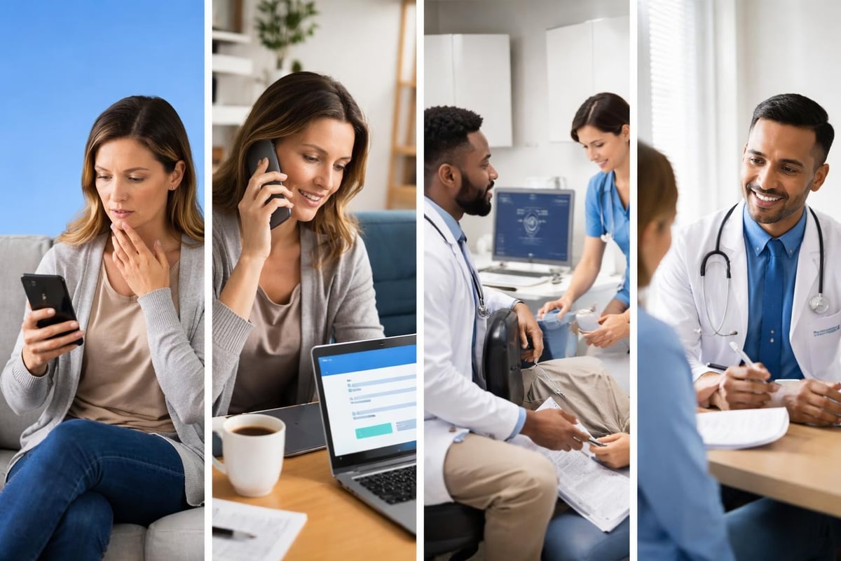 Same-day care workflow