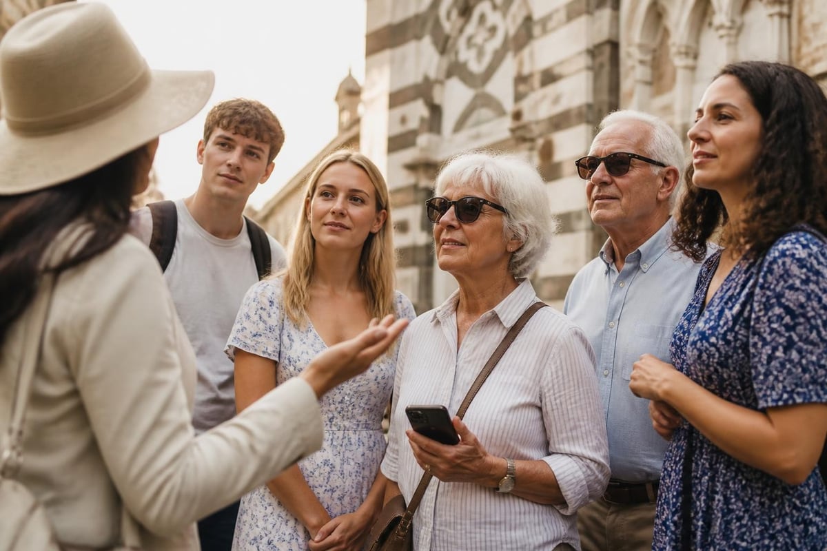 Guided tour for different demographics