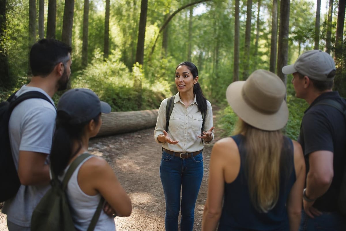Sustainable guided sightseeing practices
