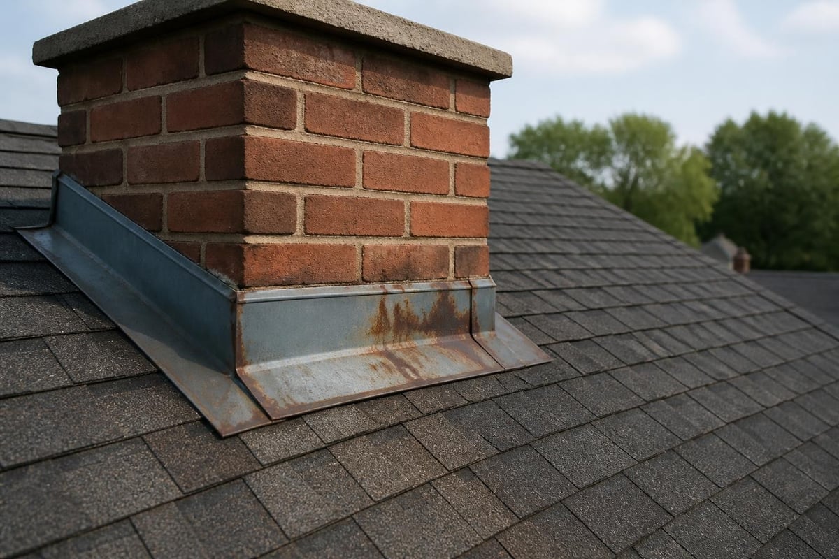Chimney flashing repair decision factors
