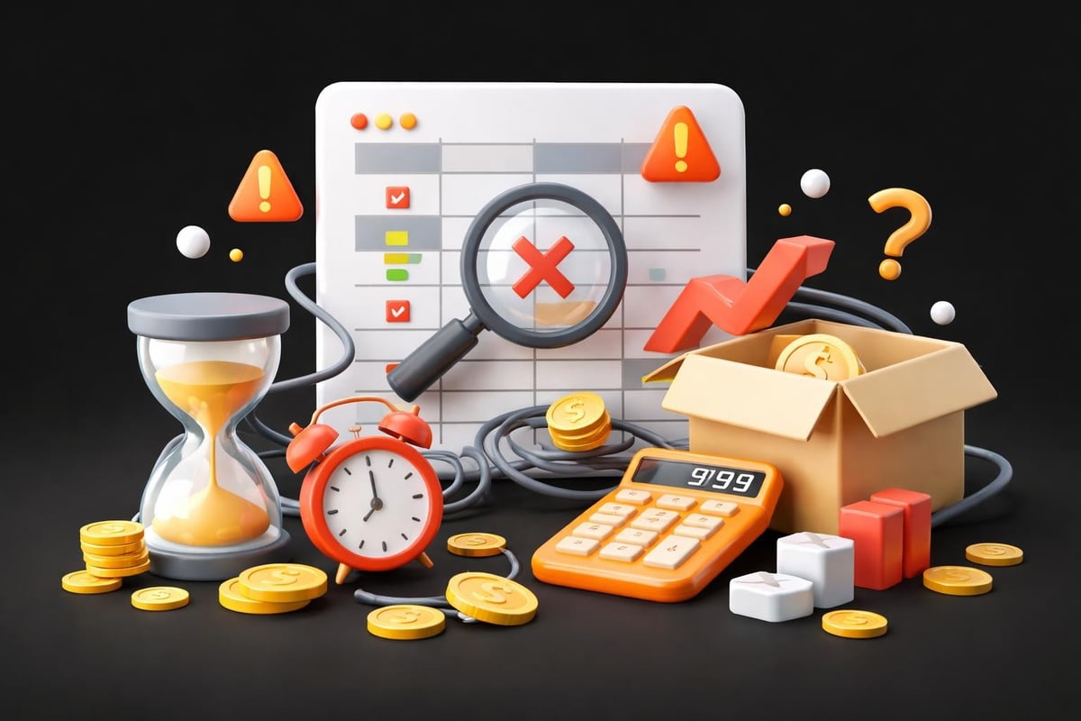 Business costs of spreadsheet inefficiency