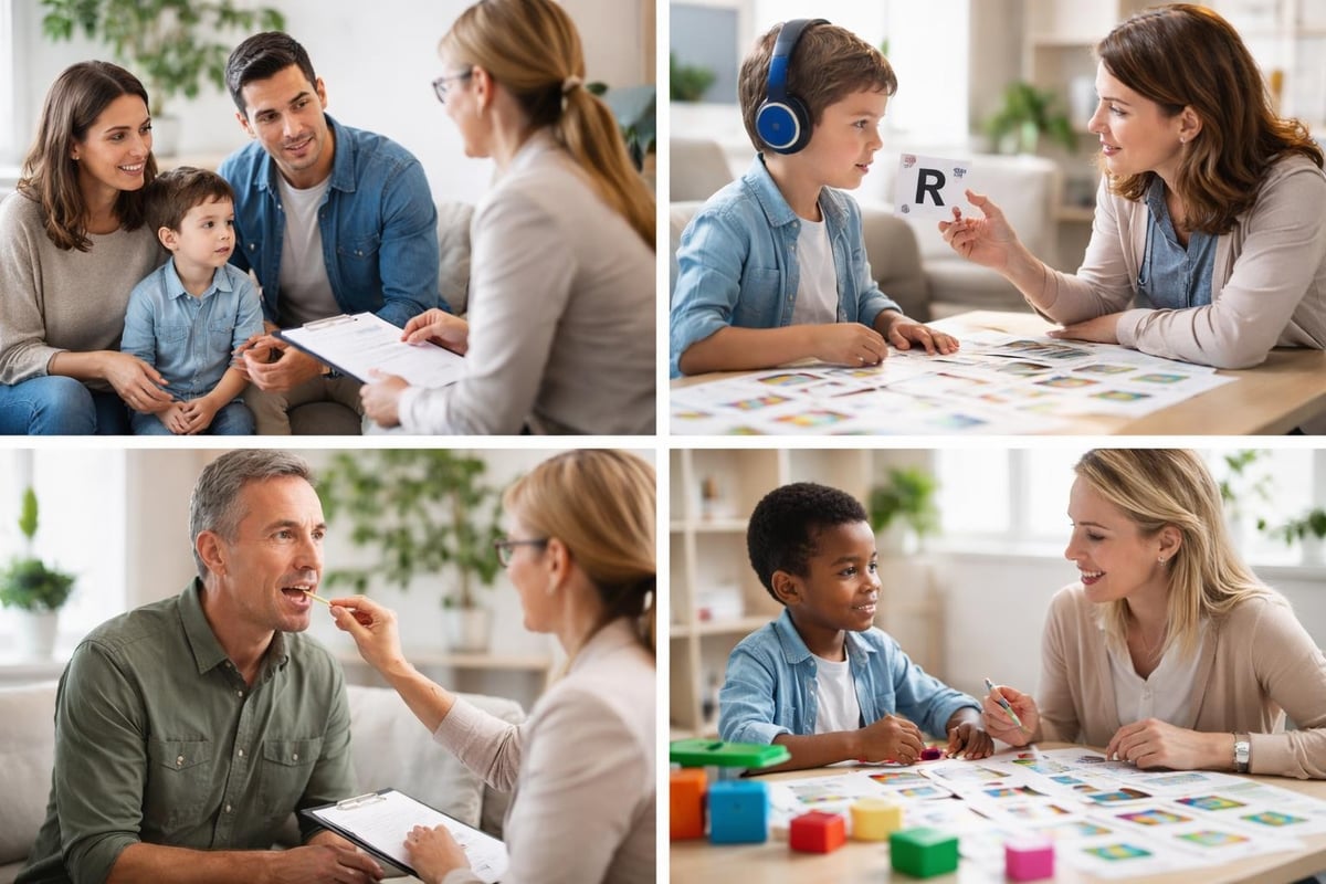 Speech therapy assessment process