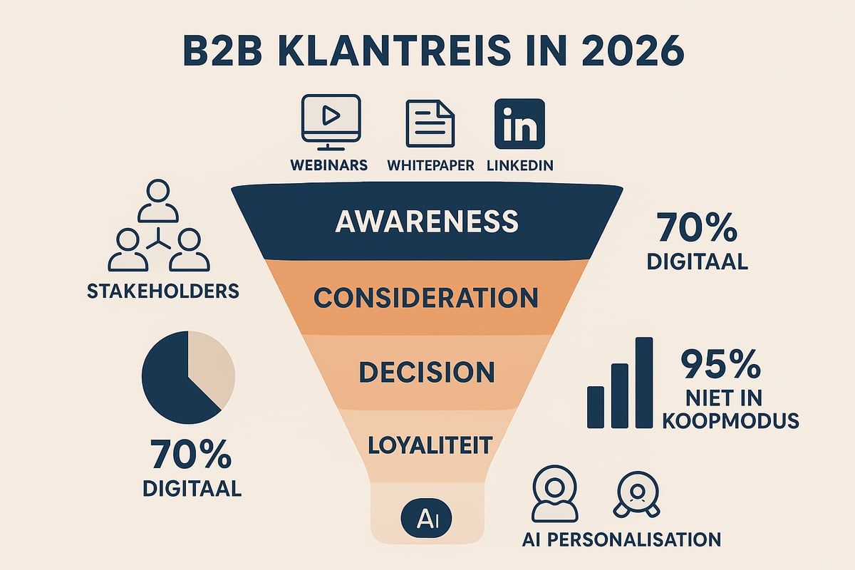 De B2B-klantreis in 2026: Complexer én Digitaler