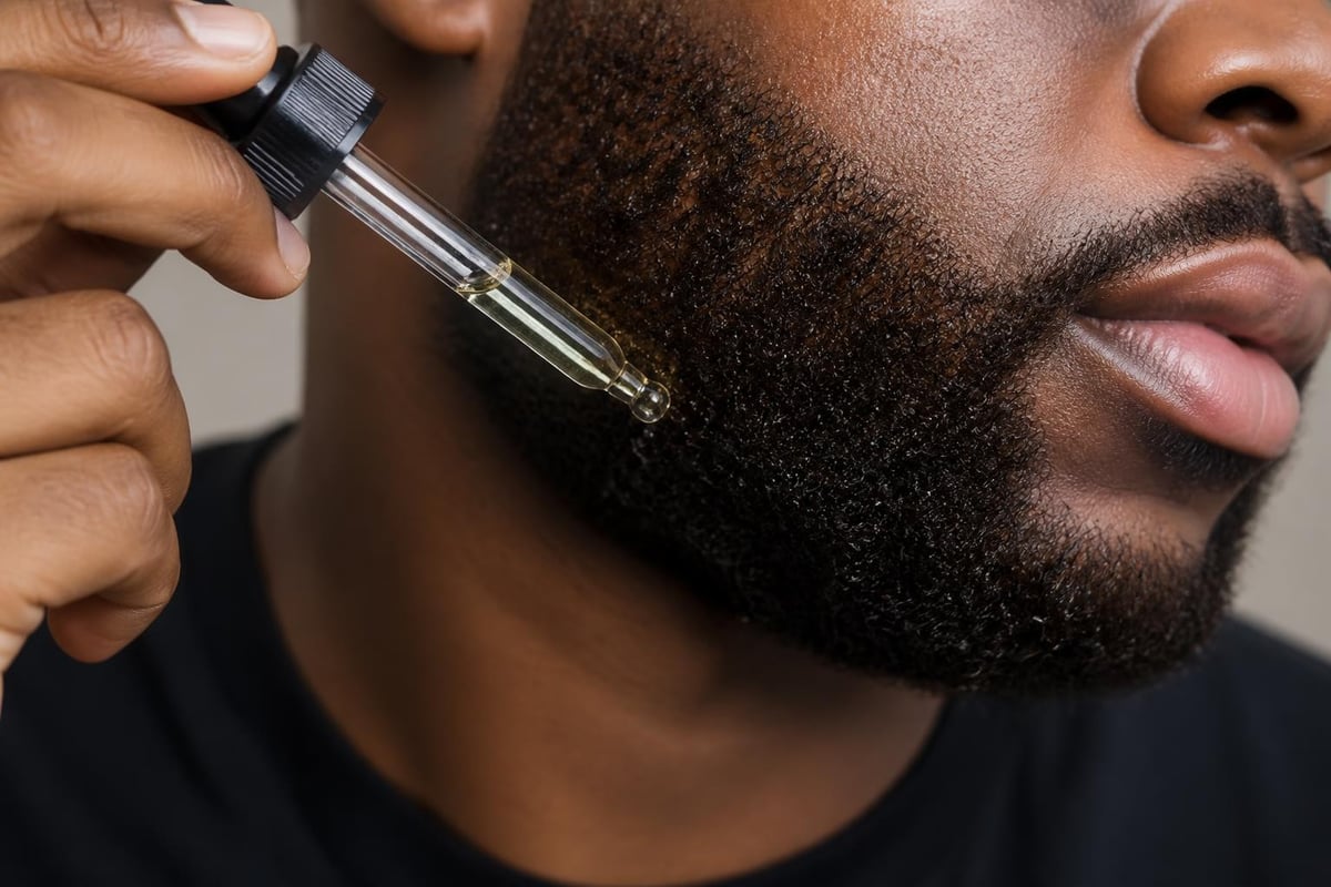 Beard serum molecular penetration