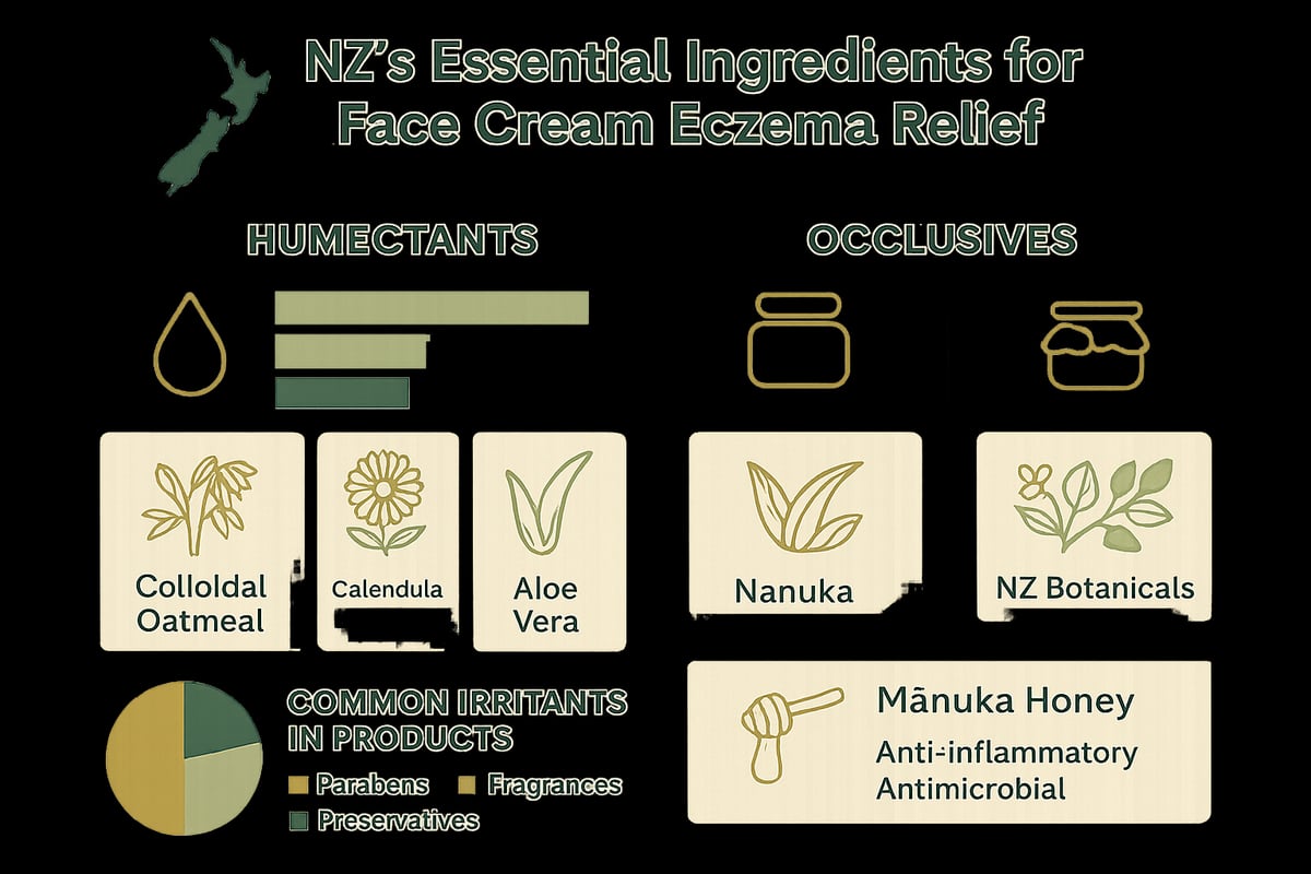 Essential Ingredients in Face Creams for Eczema